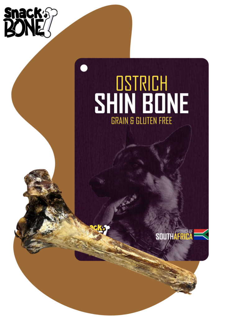 Snackabone Ostrich Shin Bone - Quality Ostrich Bones For Dogs